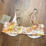 Stone Fox Swim NWT Conch Bikini Top - Hot Tropix Print Size XL Photo 4