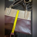 Coach  Leather Satchel - two purple shades Photo 4