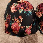 Torrid Curve Floral Print Black 360 Back Smoothing Push Up T Photo 2