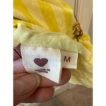 Alix of Bohemia Winslow Yellow Floral Striped Mini Dress Size M Size M Photo 11