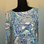 Lilly Pulitzer - Long sleeve blue and‎ white Waverly Top Photo 7