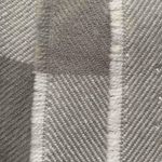 Victoria's Secret Victoria’s Secret Scarf Gray White Buffalo Plaid Crystal Embellish Logo Fringe Photo 6