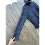 Banana Republic Turtleneck Sweater by Repreve Women Petite Small Blue Winter Nwt Photo 5