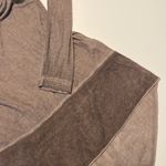 White Crow long sleeve tunic shirt top semi sheer paneled airy Mauve large Photo 1