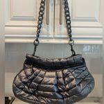 New Think Royln Nylon Quilted Tote Purse Carrington Pearl Latte Bag Silver Photo 2