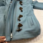 Gap Wool Blend Women's Blue Pea Coat with Toggles Buttons and Two Front Pockets Photo 8