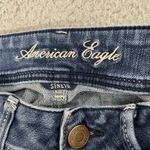 American Eagle  Original Boot Jeans Women 2 Dark Wash Y2K Low Rise Stretch Photo 4