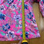 Lilly Pulitzer Lessa Off The Shoulder Top Pink Isle Bud Medium Resort Shirt Photo 6