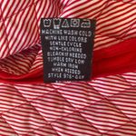 Briggs New York women's size 16 red snap front long sleeve collared quilt jacket Photo 12