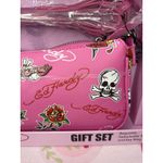 Ed Hardy Pink Baguette with Charm Key ring Set Photo 2
