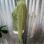Nike Air Olive Green Turtleneck Sweatshirt W/Partial Cordaroy Sleeves-Women’s Md Photo 4