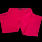 Gloria Vanderbilt Sadie size 14P slim dark pink cropped jeans cuffed or not EUC Photo 1