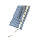 American Eagle  Blue Knit Henley Sweater Women’s Medium Button Front Long Sleeve Photo 9