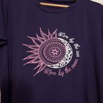 Live By The Sun Love By The Moon T shirt XXL Xtra Xtra Large Violet Purple Damen Photo 1
