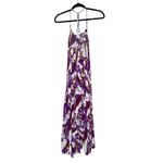 Free People  Heat Wave Printed Floral Maxi Dress Women’s Purple Size Large Photo 3