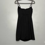 Aritzia Sunday Best Delilah Mini Dress Black Viscose Peasant Top Women’s XS Photo 2