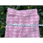 Meshki  High Rise Pink White Fuzzy Biker Shorts Size Small Photo 5