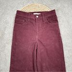 Levi's Levi’s Women’s Ribcage Straight Ankle Corduroy Pants High Rise Retro in Red 25 Photo 4