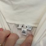 CAbi Lacy Skirt / Tube Top 936 White White Floral Embroidered Mesh Pull On Boho Photo 5