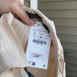 ZARA Pleated Pinstripe Top Photo 6