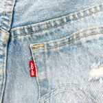 Levi's 501 Womens Button Fly High Rise Distressed Cut Off Denim Jean Shorts 29 Photo 5