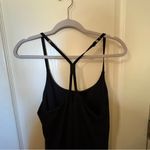 Athletic Chic Black Strappy Dress with shorts Size L Photo 4