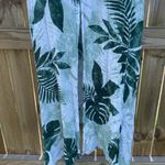 Love In  Palm leaf print button front 3/4 sleeve beach dress Photo 1