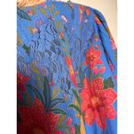 Farm Rio Tropical Tapestry Blouse Lace Inset Sz. S Photo 6