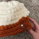 Red K Ranch Hand Made Pom Pom Knit Beanie Photo 1