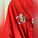 Vintage Women's Red Kimono Heavy Embroidery Japan Belted OS Floral Size undefined Photo 1