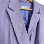 Thakoon Lilac Linen Blazer Purple Size 8 Photo 5