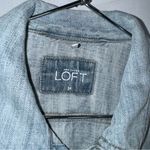 Loft ‎ Medium Light Wash Denim Jean Jacket CP Photo 2