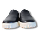 Salvatore Ferragamo  Cruise Black Leather Slip-On Shoes Men’s Size 6.5/W8.5 Photo 5