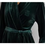 Ralph Lauren Brand New Lauren  Luxury Velour Velvet Robe Sleepwear Size XS Green Photo 3