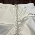 INC  International Concepts Mid-Rise Skinny White Distressed Jeans Women 18/34‎ Photo 14