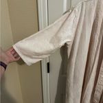 Togas Doris Bathrobe Jacquard Lace Trim Pockets Pale Pink Size XL Photo 6