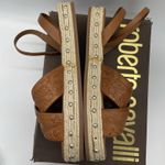 Roberto Cavalli  Womens 41 Shoes Brown Platform Espadrillas‎ Vacchetta Sandals Photo 10