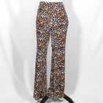 No Boundaries  Leopard Print Flare Pants – Juniors Plus XXL, Pull-On Style Photo 1