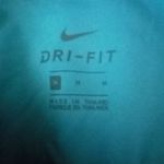 Nike Dri-Fit M Loose Fit Athletic Long Tank Top Turquoise n Gray Photo 7