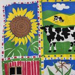 Vintage Kathryn Designs 1994 IOWA Farm Animals Country T Shirt Single Stitch White Size L Photo 10