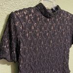Black Lace Top and Skirt Set Size L Photo 3