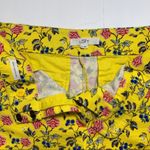 Loft The Riviera Shorts Yellow Floral Size 6 Photo 3