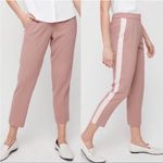 Aritzia Babaton  Side Stripe Conan Trousers in Mauve Pink - Size 10 Photo 2
