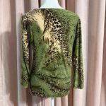 Susan Lawrence y2k vintage leopard print top Photo 2