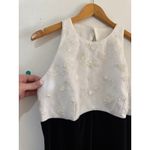 Rhapsody 90s Black and White Beaded Gown size 12 Photo 7