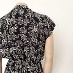 Anthropologie [] Maeve Noronha Elephant Print Flowy Faux Wrap Dress Size Large L Photo 7