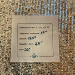 Elodie Women's Mock Neck Long Sleeve Sequined Lined Blouse Top Silver Size XL Photo 5