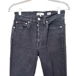 RE/DONE  Originals High Rise Ankle Crop Faded Black Sz‎ 27 Photo 3