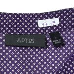 Apt. 9  Purple Button Up Top Women Blouse Size Large | 37-14 Photo 3