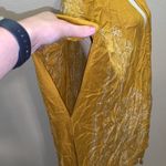 Maurice's  mustard yellow printed tassel asymmetrical cardigan Photo 2